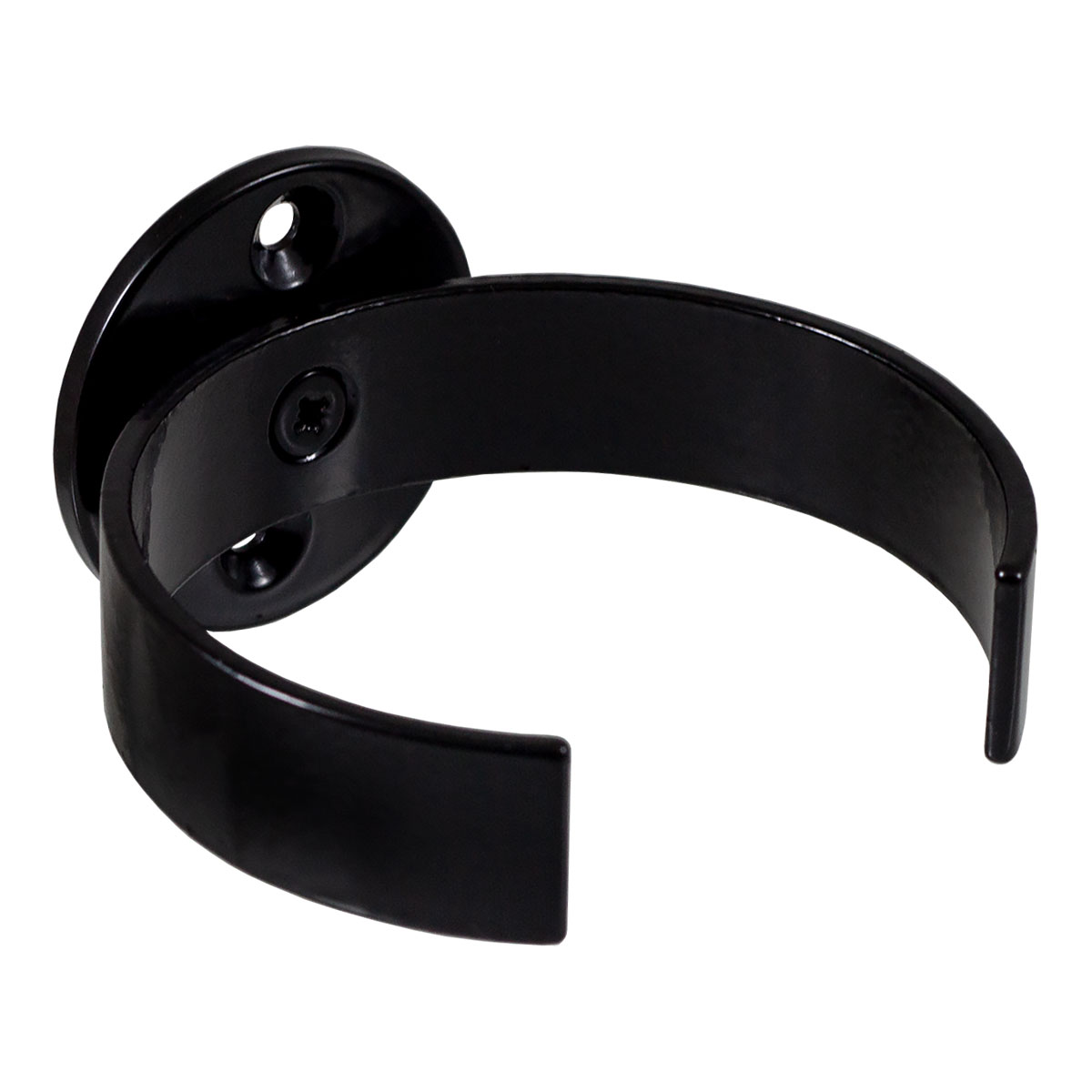 Uchwyt na suszarkę loft, industrialny Akali PRO SHORT D 80 czarny, stalowy