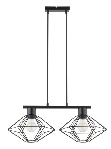 Vario lampa wisząca 2-punktowa czarna 40558