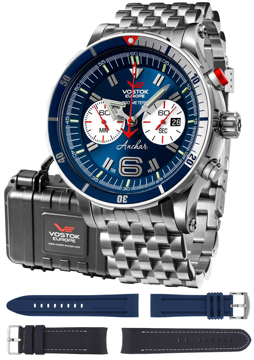 Zegarek Vostok Europe 6S21-510A583B Anchar Chrono