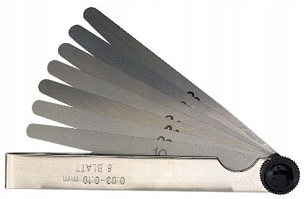 LIMIT Szczelinomierz listkowy 0,03-0,10mm 100mm nr kat: 2595-3001