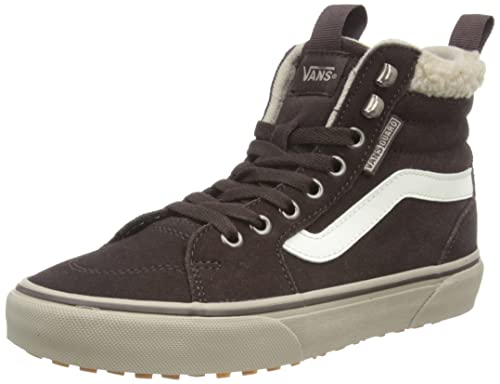 Vans Damskie trampki Filmore Hi Vansguard, zamszowe Sherpa Chocolate, 4 UK, Zamszowa czekolada Sherpa, 36.5 EU