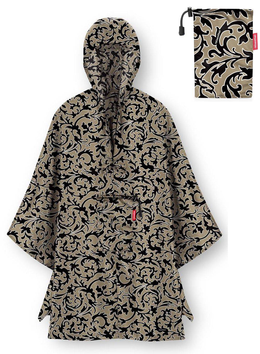 Poncho / peleryna przeciwdeszczowa Reisenthel Mini Maxi - baroque marble