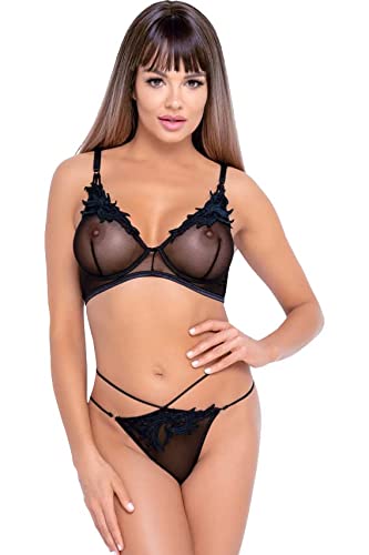 Cottelli LINGERIE Biustonosz 22140241021 czarny S