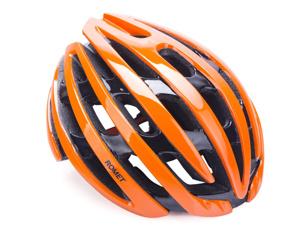 Kask rowerowy ROMET model 143 pomarańczowy połysk roz. M/L IN-MOLD BOX ROMET