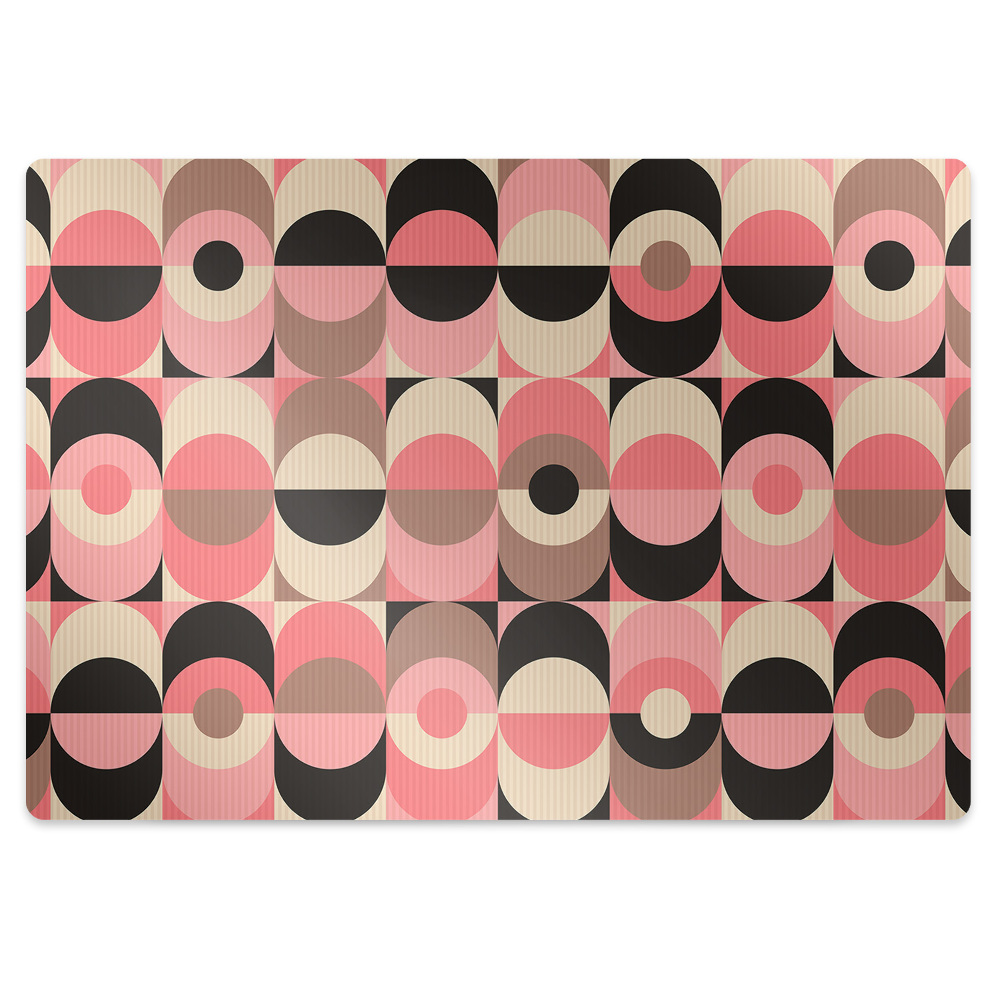 Podkładka pod krzesło Vintage koła 120x90 cm