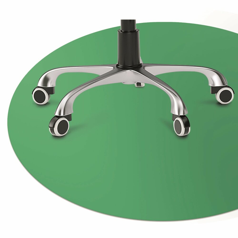 Podkładka pod krzesło obrotowe Kolor Zielony fi100 cm