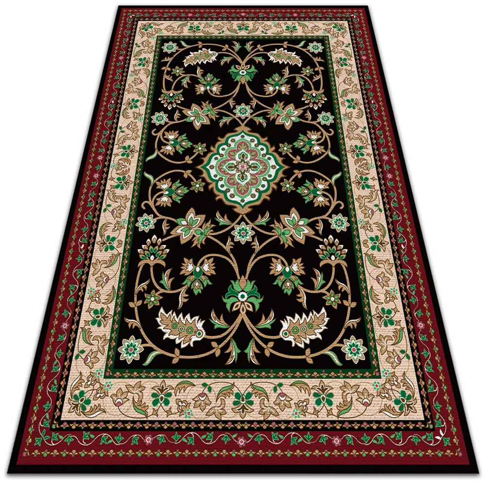Modny winylowy dywan Florystyczne wzory 140x210 cm