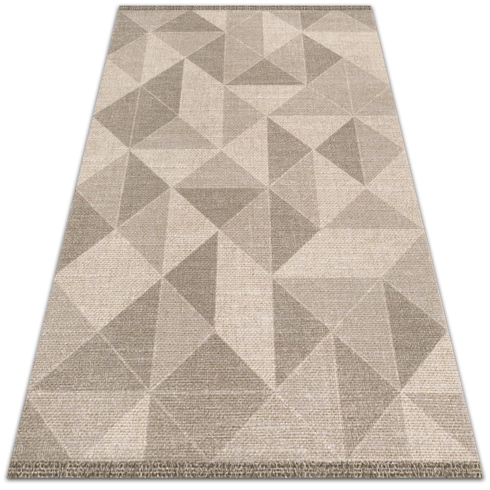 Uniwersalny dywan winylowy Trójkąty i kwadraty 150x225 cm
