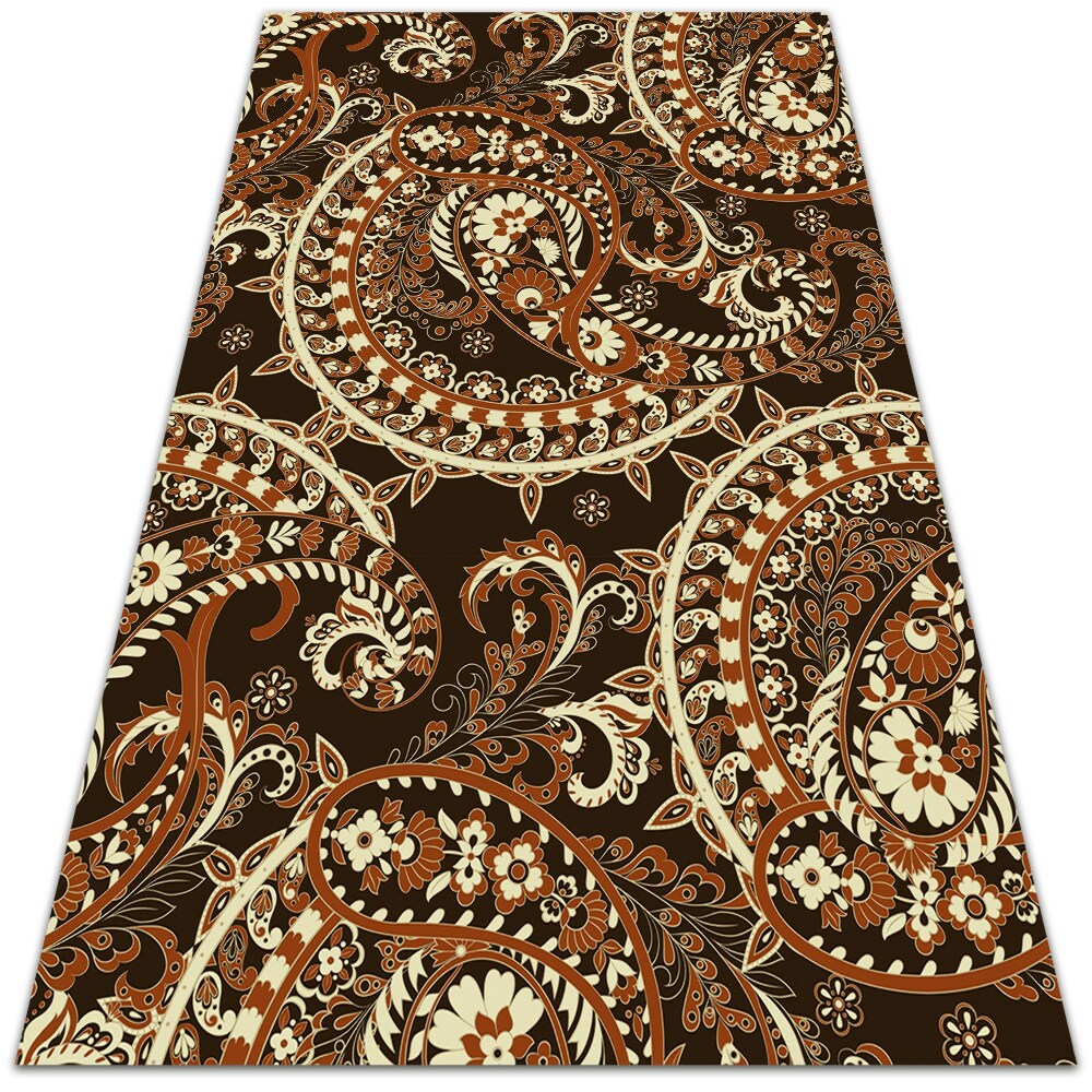 Wewnętrzny dywan winylowy Paisley retro 100x150 cm