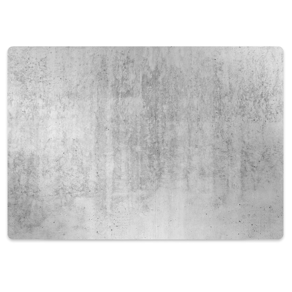Mata pod fotel biurowy Szary beton 100x70 cm