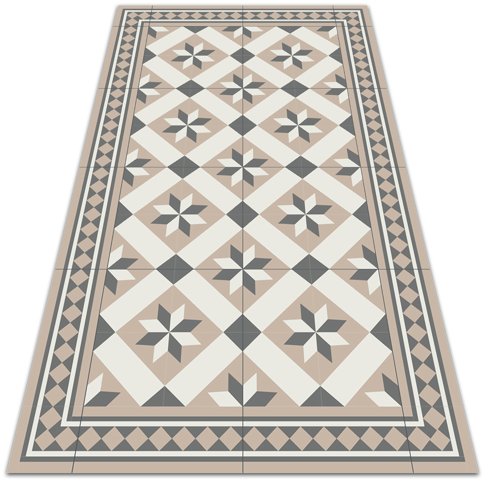 Dywan winylowy Ośmioramienne gwiazdy 80x120 cm