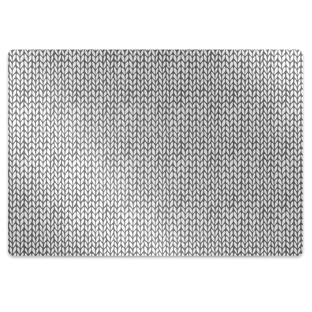 Mata na podłogę pod krzesło Wzór w jodełkę 100x70 cm