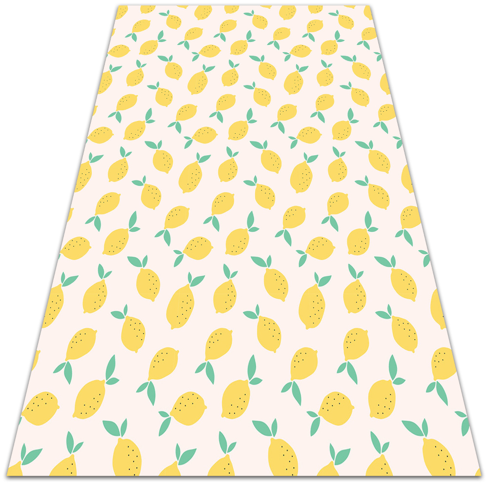 Winylowy dywan do domu Cytryny 150x225 cm