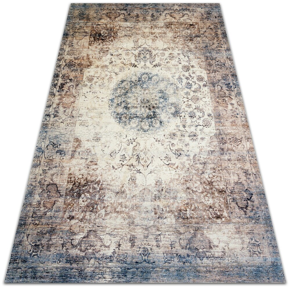 Modny uniwersalny dywan winylowy Perska geometria 100x150 cm