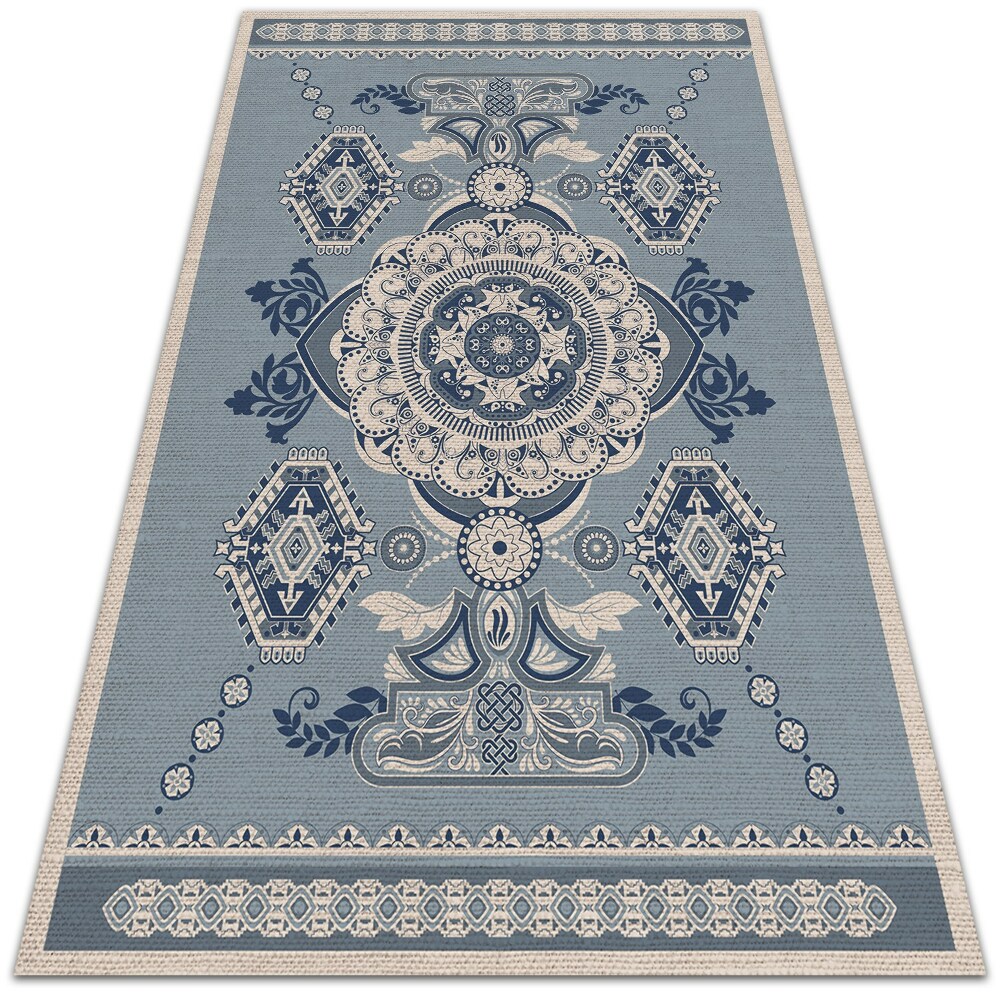 Modny winylowy dywan Hinduska geometria 150x225 cm