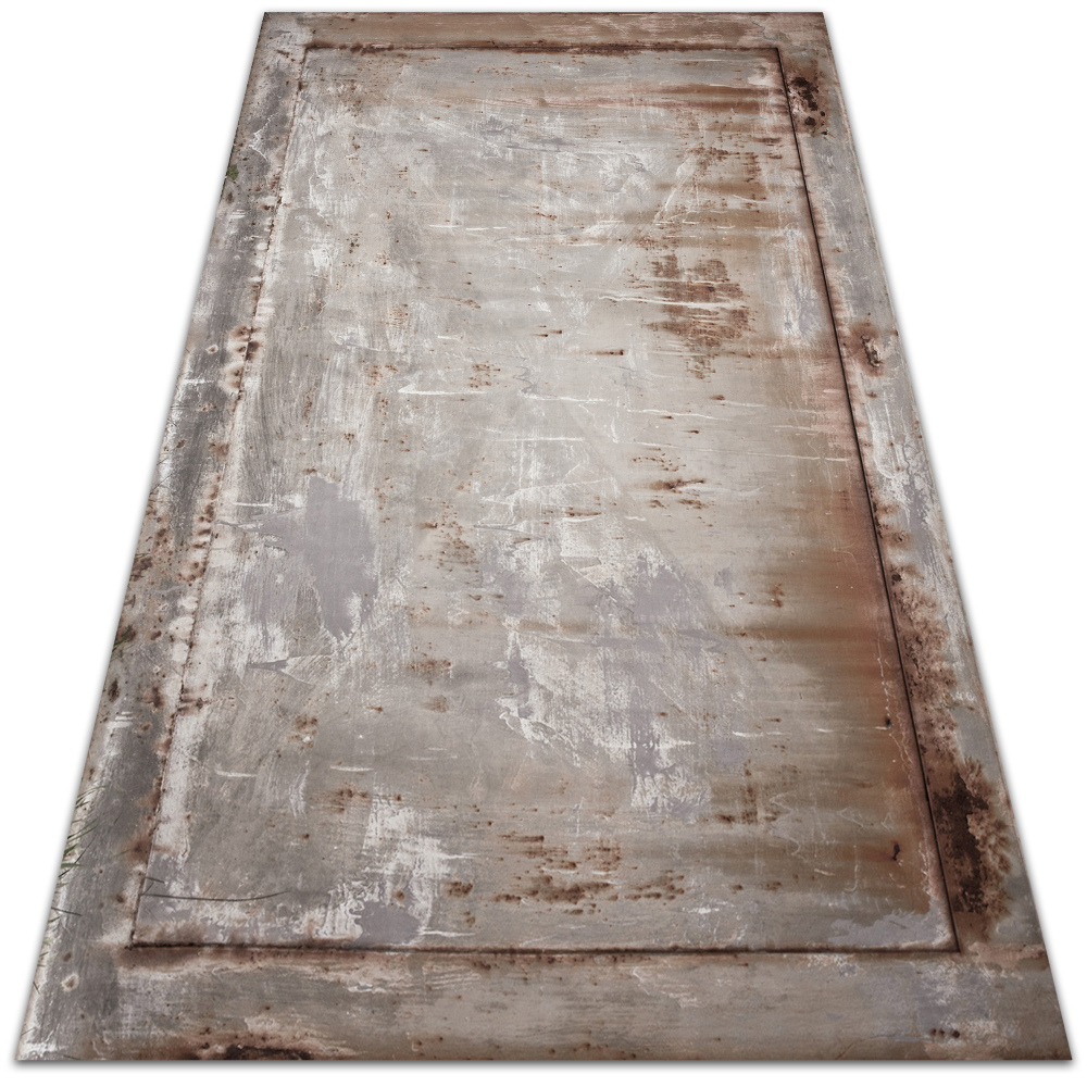 Modny winylowy dywan Zardzewiała blacha 140x210 cm
