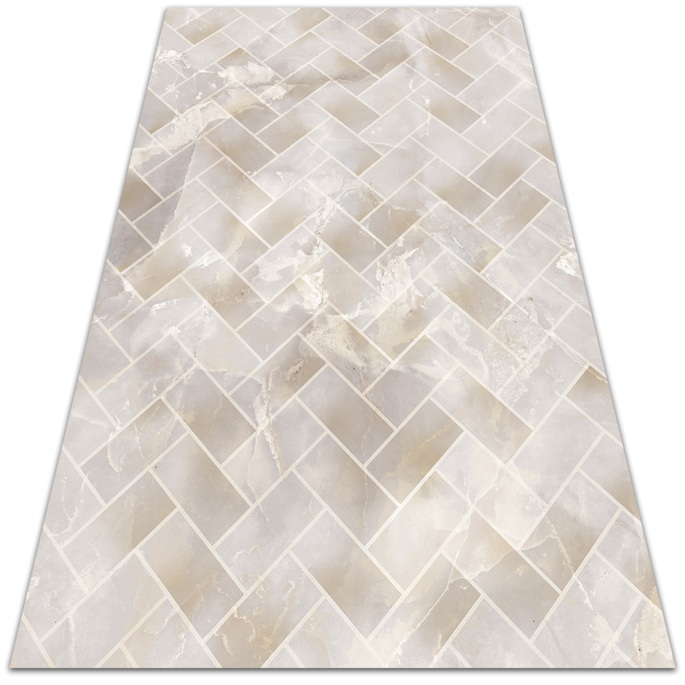 Modny uniwersalny dywan winylowy Marmurowe panele 120x180 cm