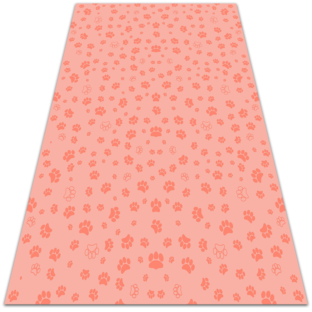 Dywan winylowy do wnętrz Odciski łap 140x210 cm