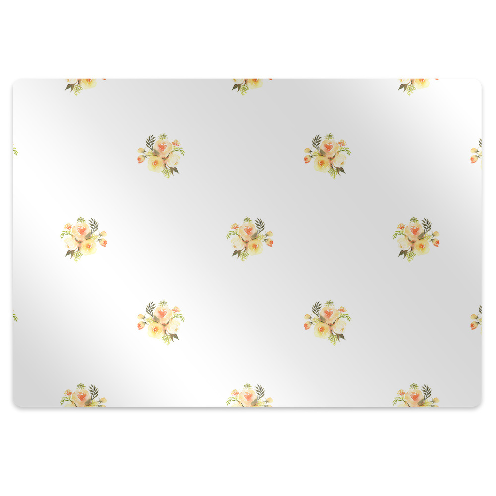 Podkładka pod krzesło Mini bukiety 100x70 cm
