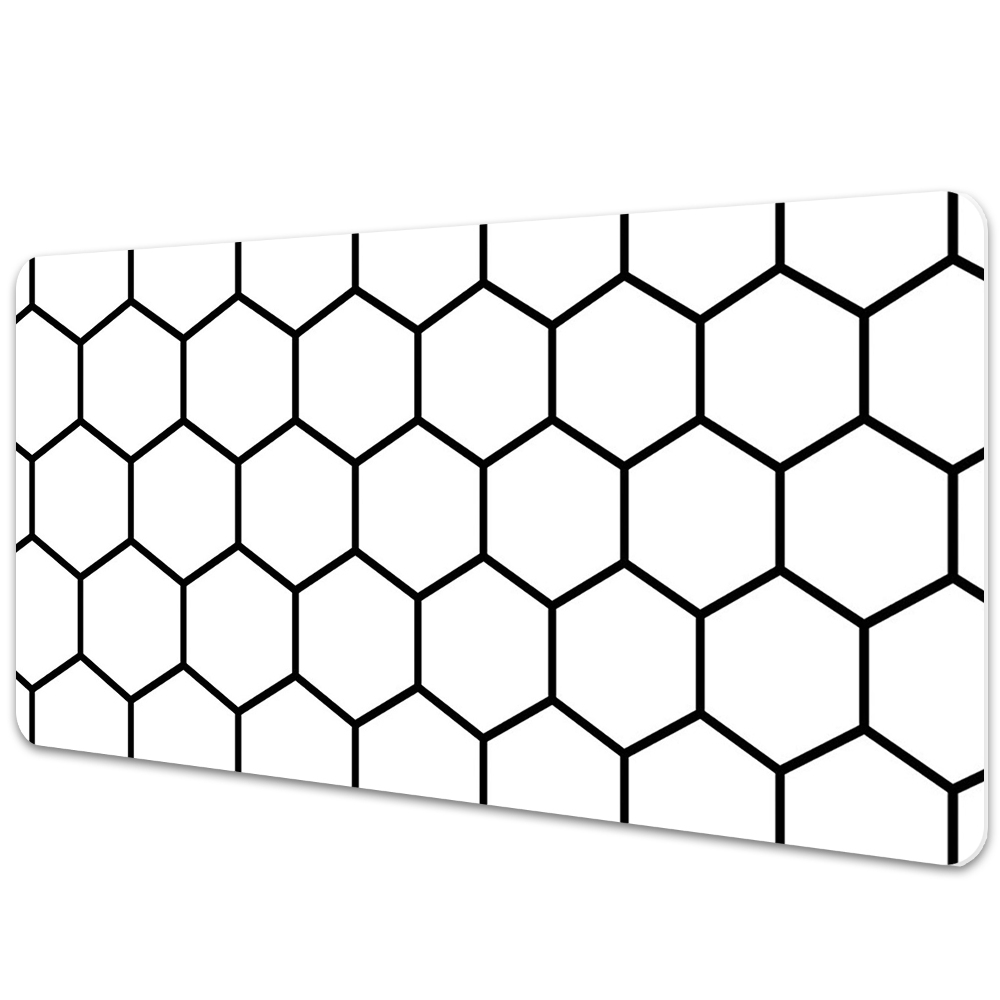 Podkład ochronny na biurko Wzór plater miodu 90x45 cm