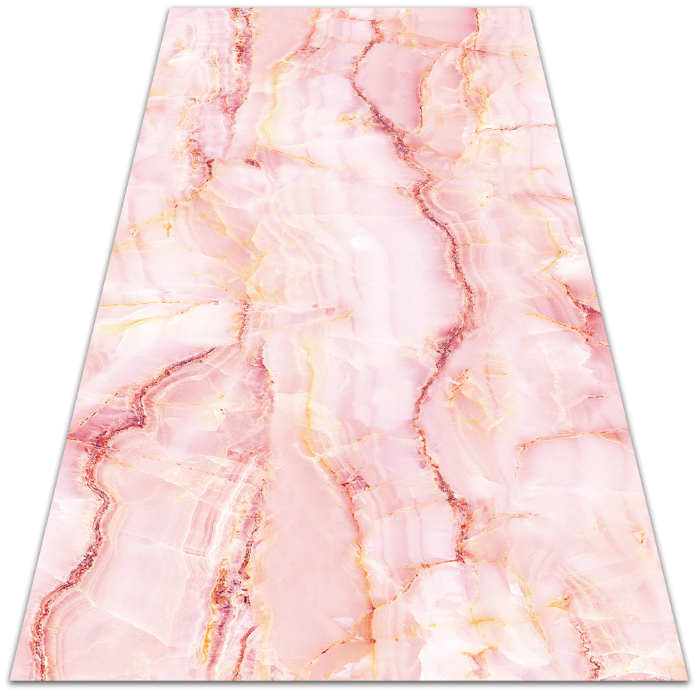 Wewnętrzny dywan winylowy Różowy marmur 80x120 cm