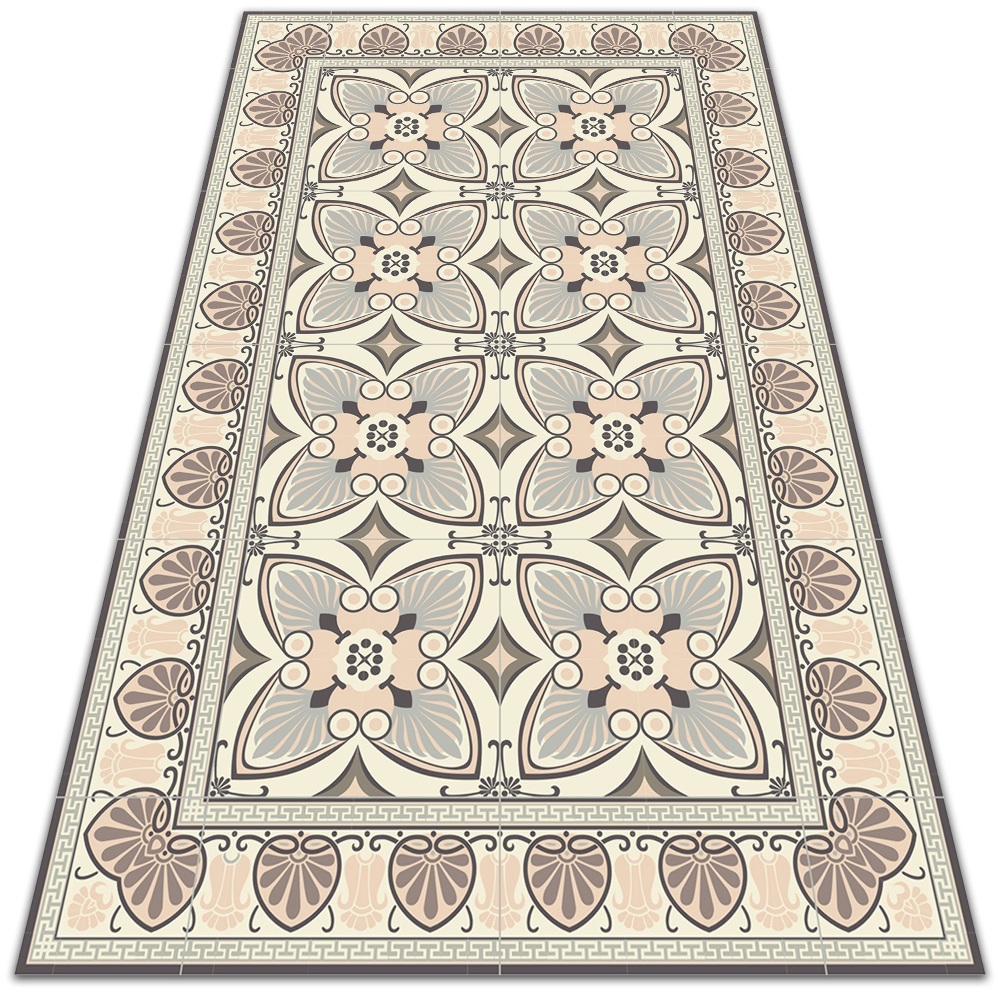 Uniwersalny dywan winylowy Vintage pawie pióra 80x120 cm