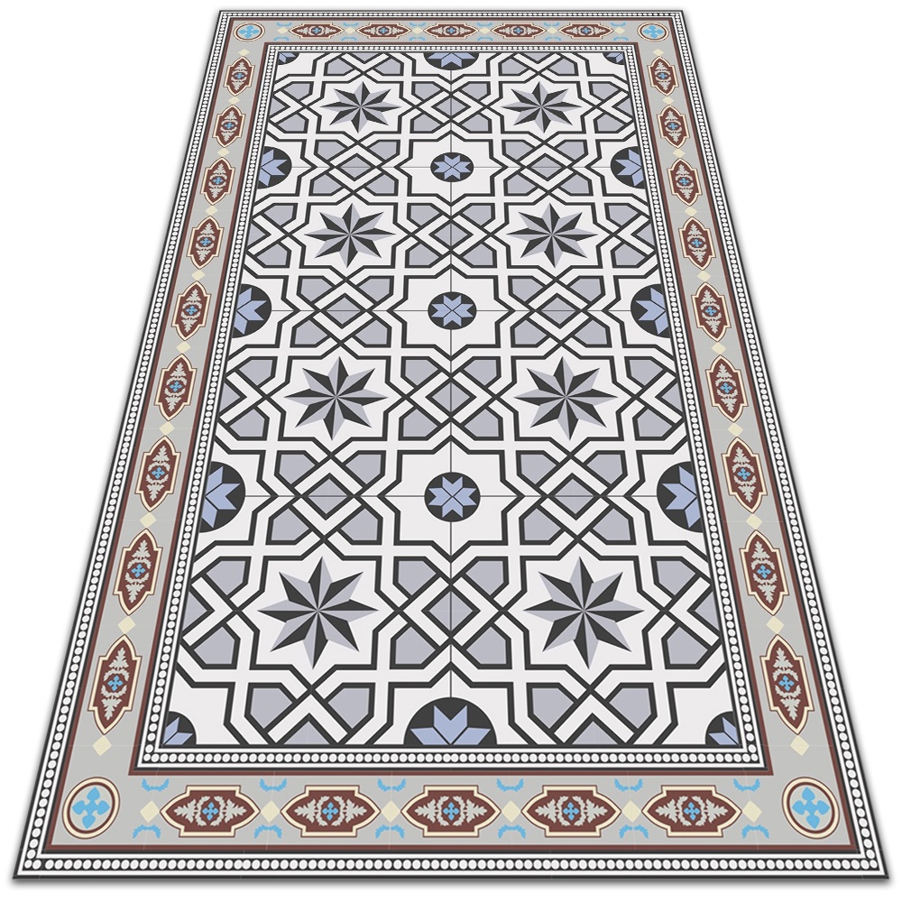 Dywan balkonowy wzór Geometryczne gwiazdy 120x180 cm