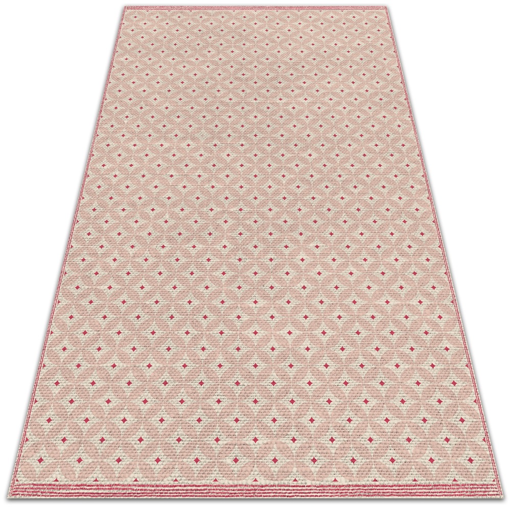 Winylowy dywan Różowy orientalny wzór 80x120 cm