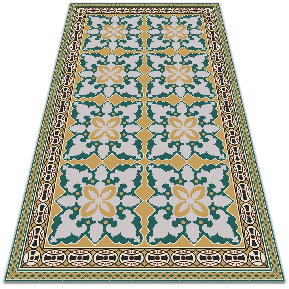 Modny dywan winylowy do domu Styl Boho 60x90 cm