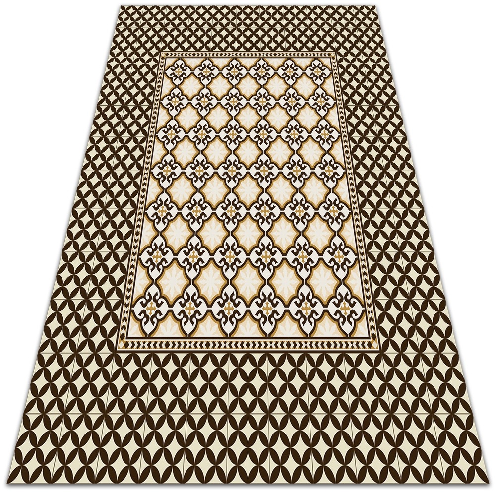 Nowoczesny dywan na balkon wzór Drobny wzorek 60x90 cm