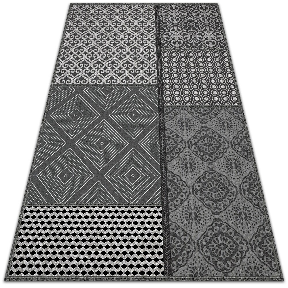 Modny winylowy dywan Mix różnych wzorów 80x120 cm