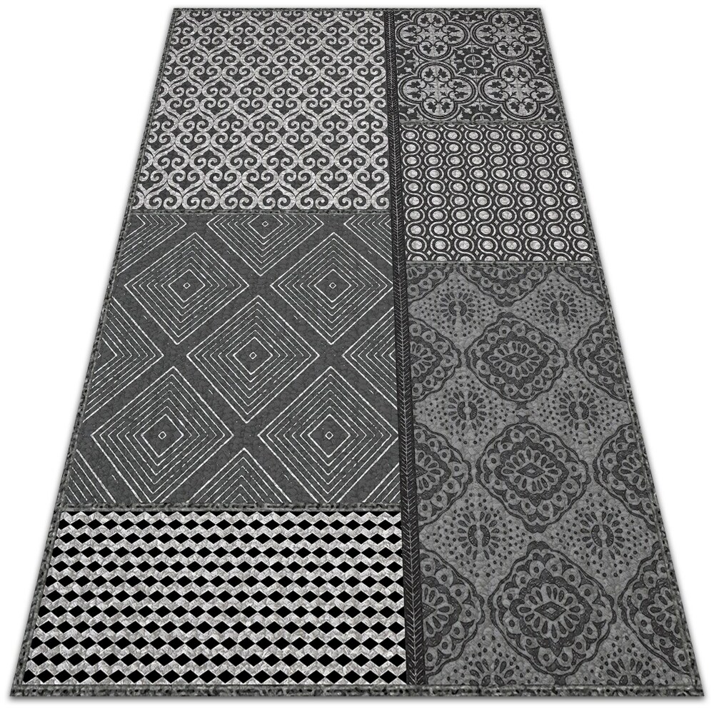 Modny winylowy dywan Mix różnych wzorów 100x150 cm