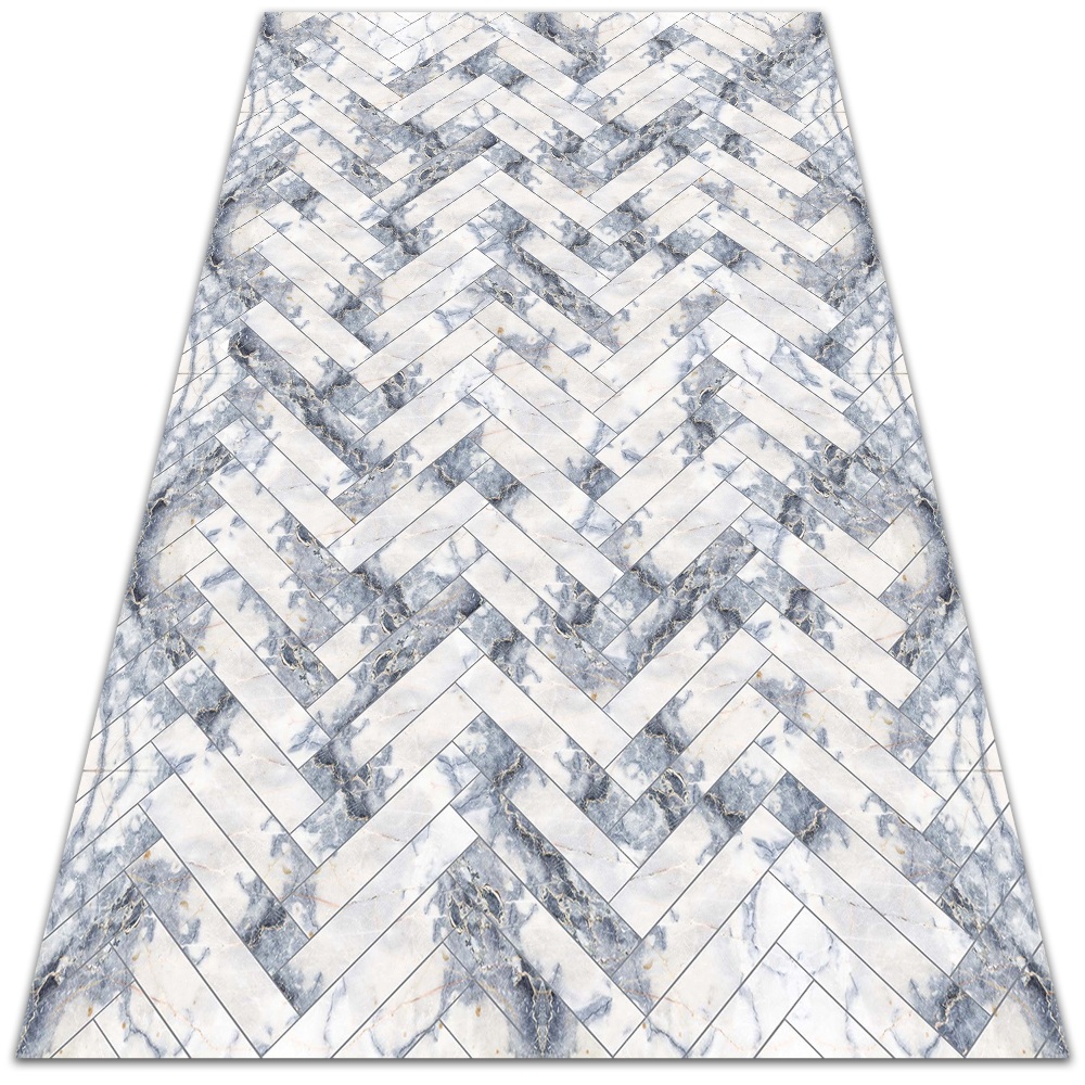 Modny uniwersalny dywan winylowy Jodełkowy marmur 120x180 cm