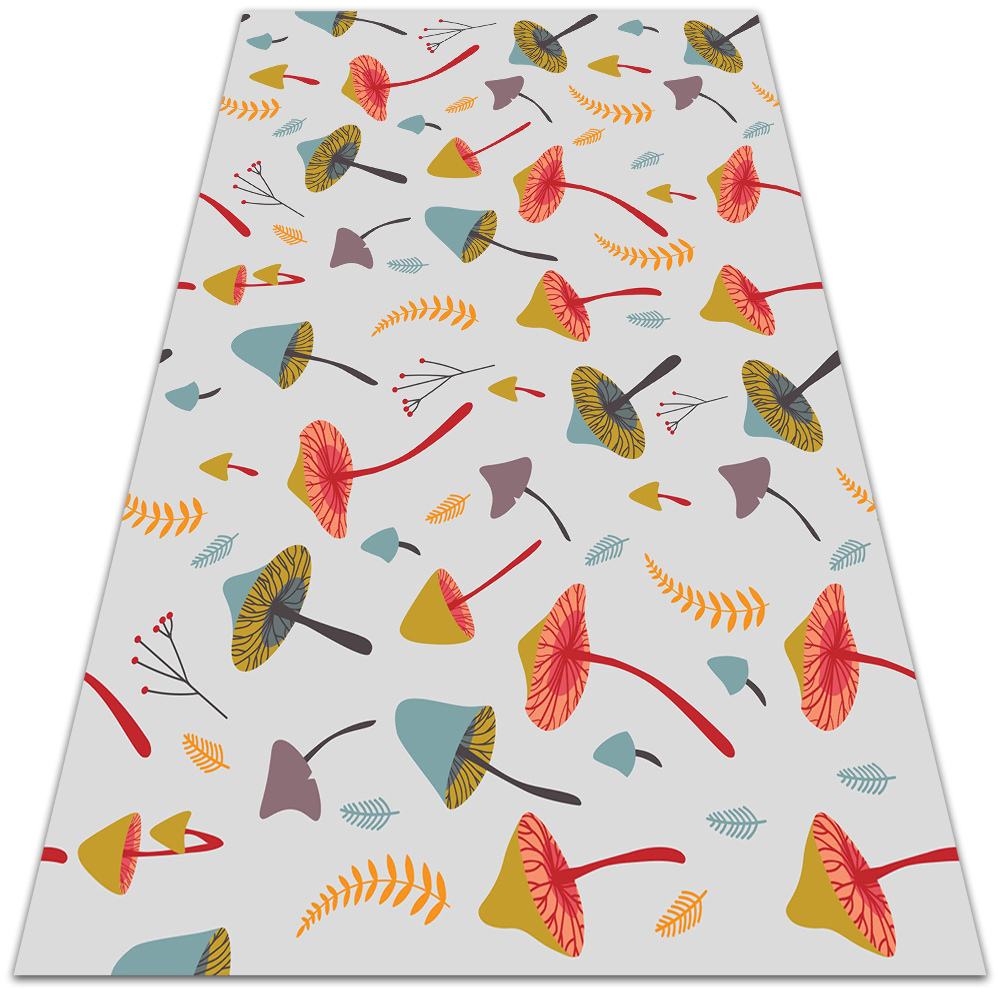 Wewnętrzny dywan winylowy Leśne grzybki 120x180 cm