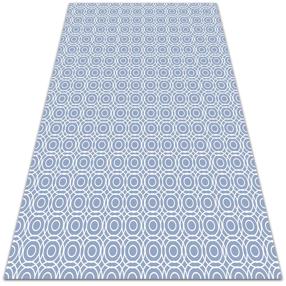 Modny dywan winylowy Powtarzalne kółeczka 120x180 cm