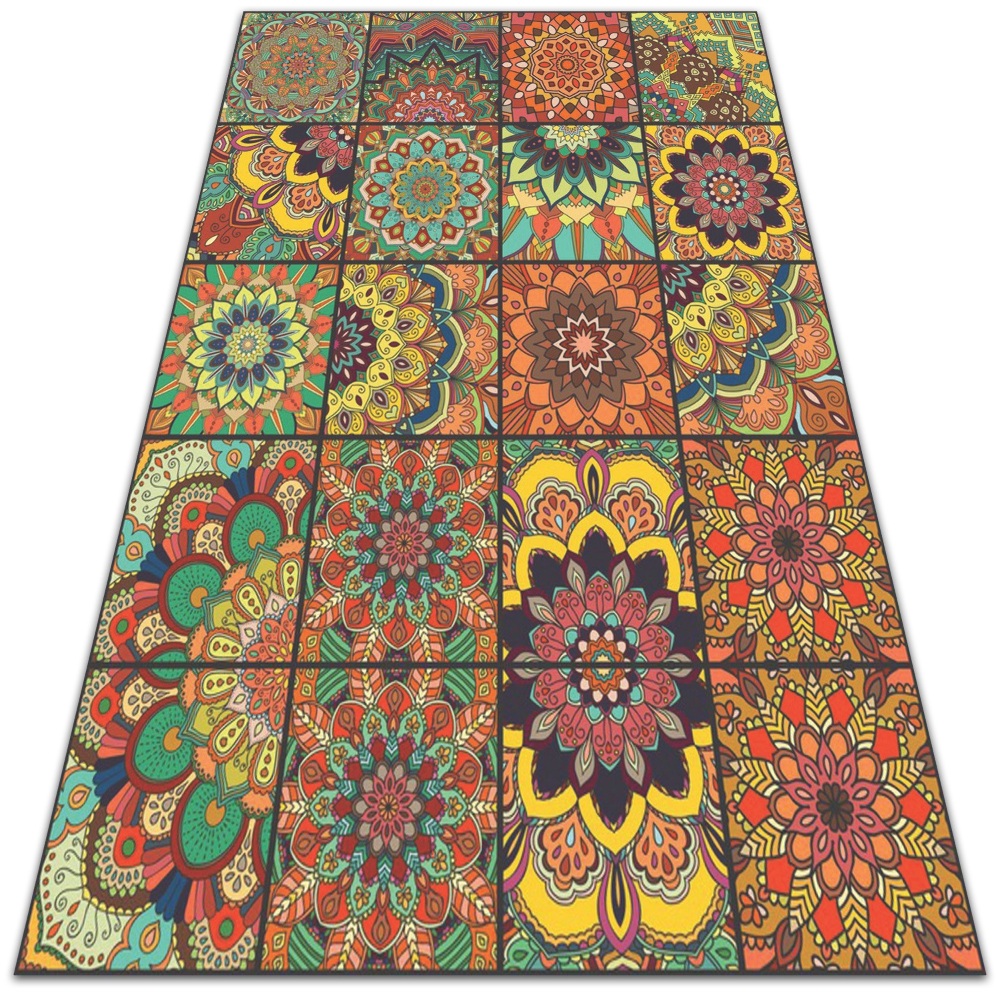 Modny winylowy dywan Portugalskie kafle 150x225 cm