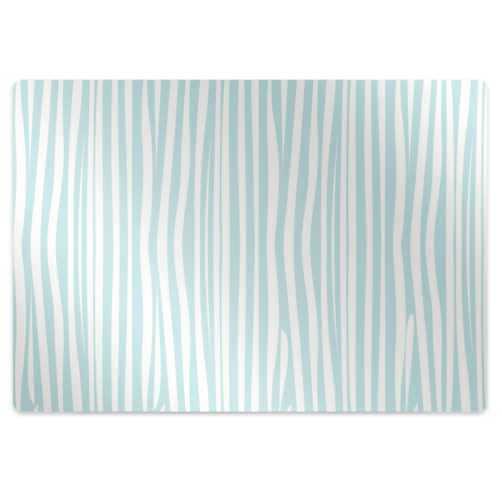 Mata na podłogę pod krzesło Wzór zebra 100x70 cm