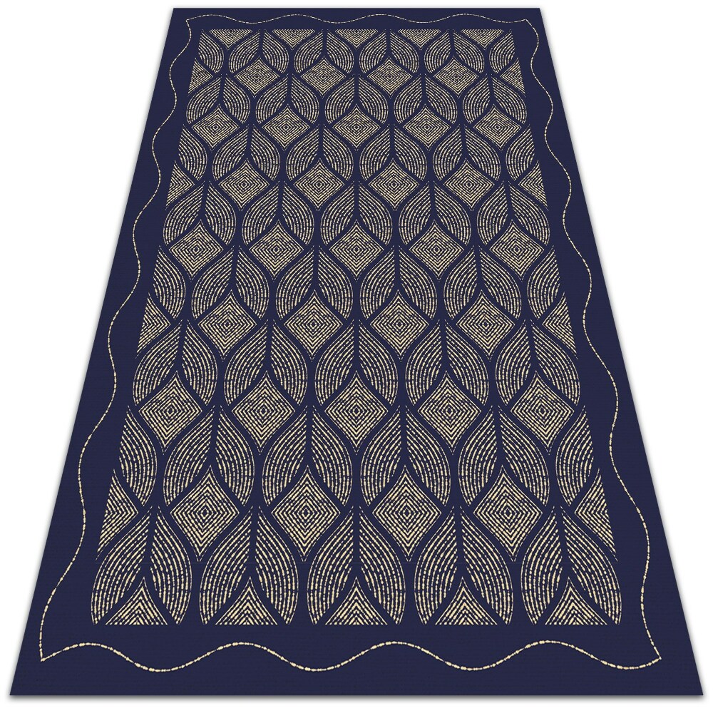 Modny winylowy dywan Geometryczny splot 80x120 cm