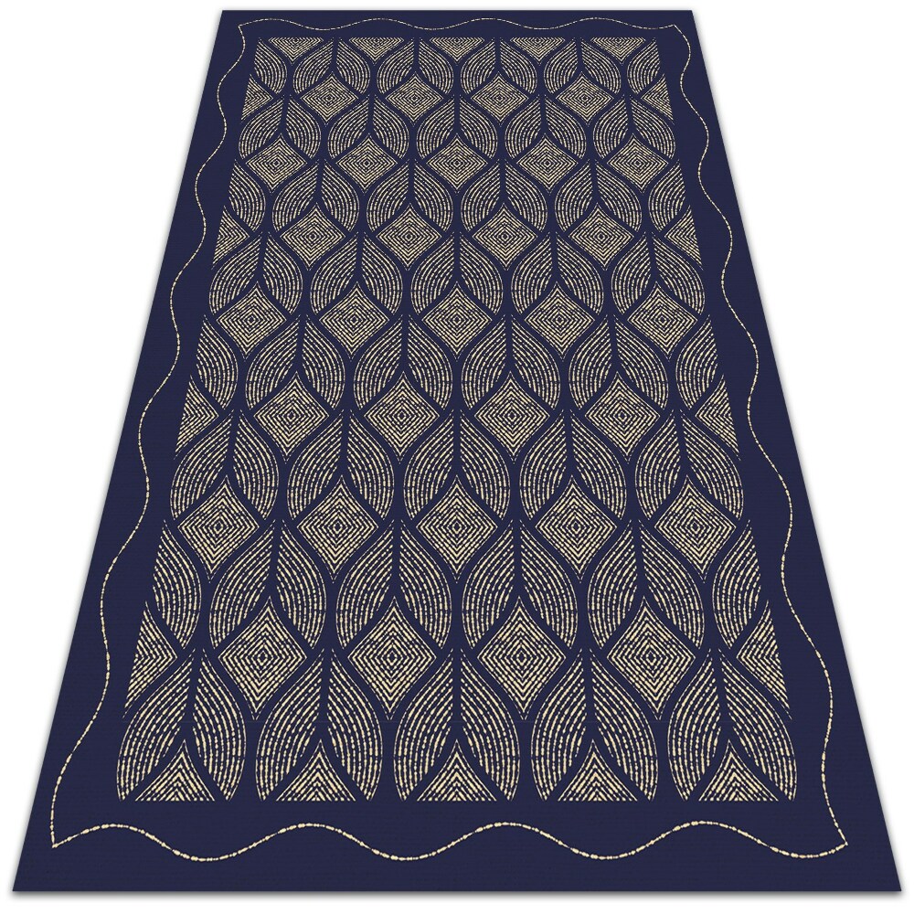 Modny winylowy dywan Geometryczny splot 140x210 cm