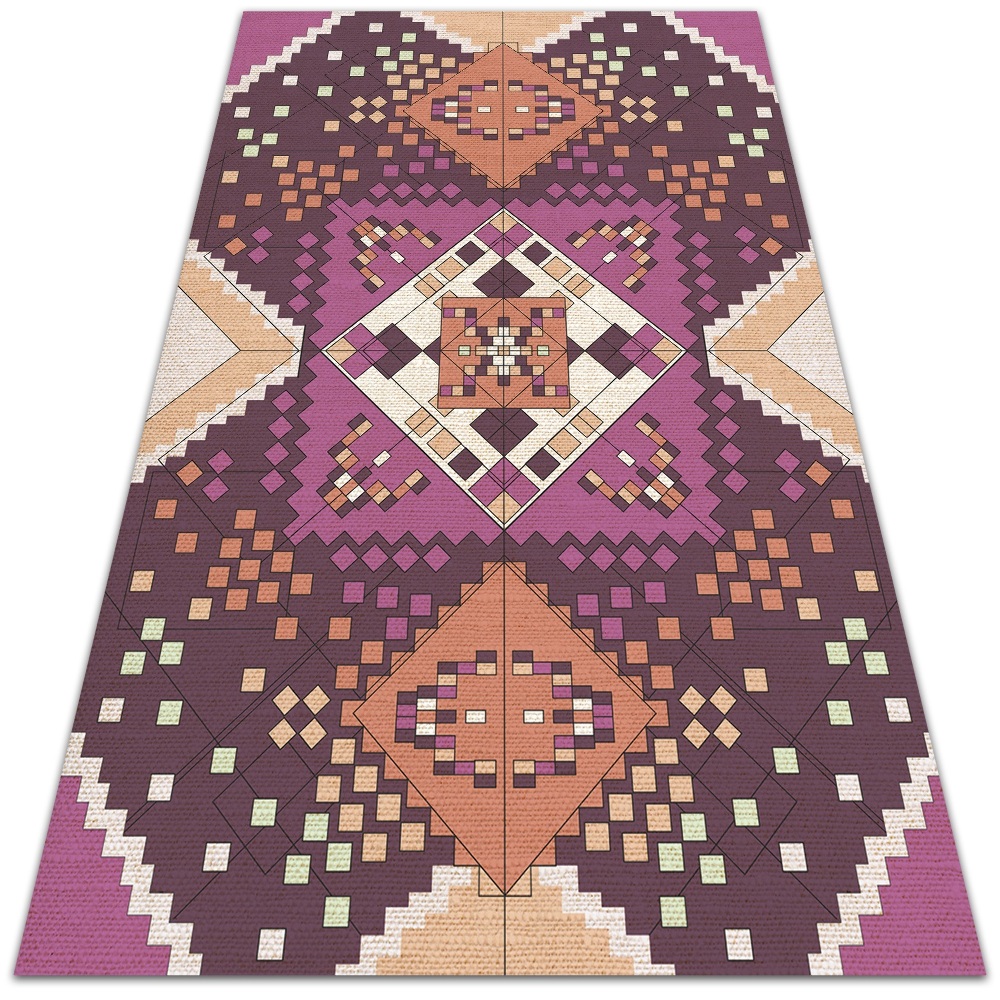 Modny winylowy dywan Geometryczne romby 120x180 cm