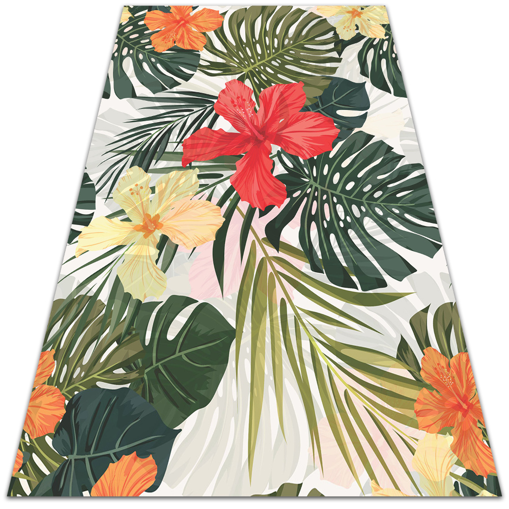 Modny winylowy dywan Rajskie kwiaty 120x180 cm
