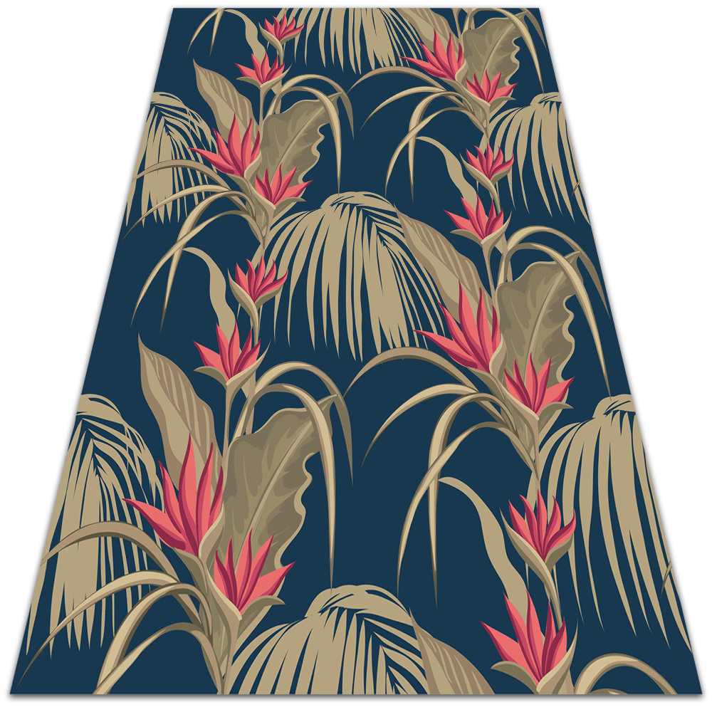 Dywan winylowy Egzotyczna roślinność 80x120 cm