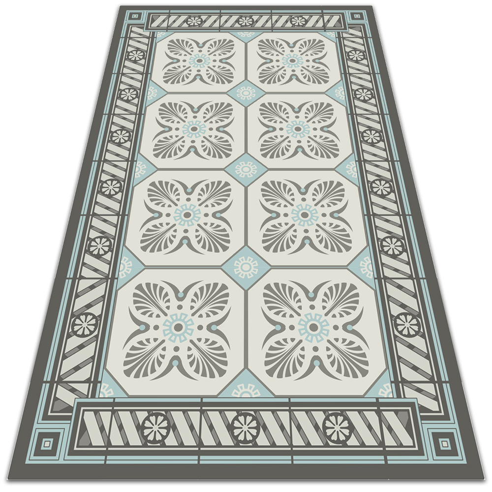 Dywan winylowy do domu Kafelki vintage 60x90 cm