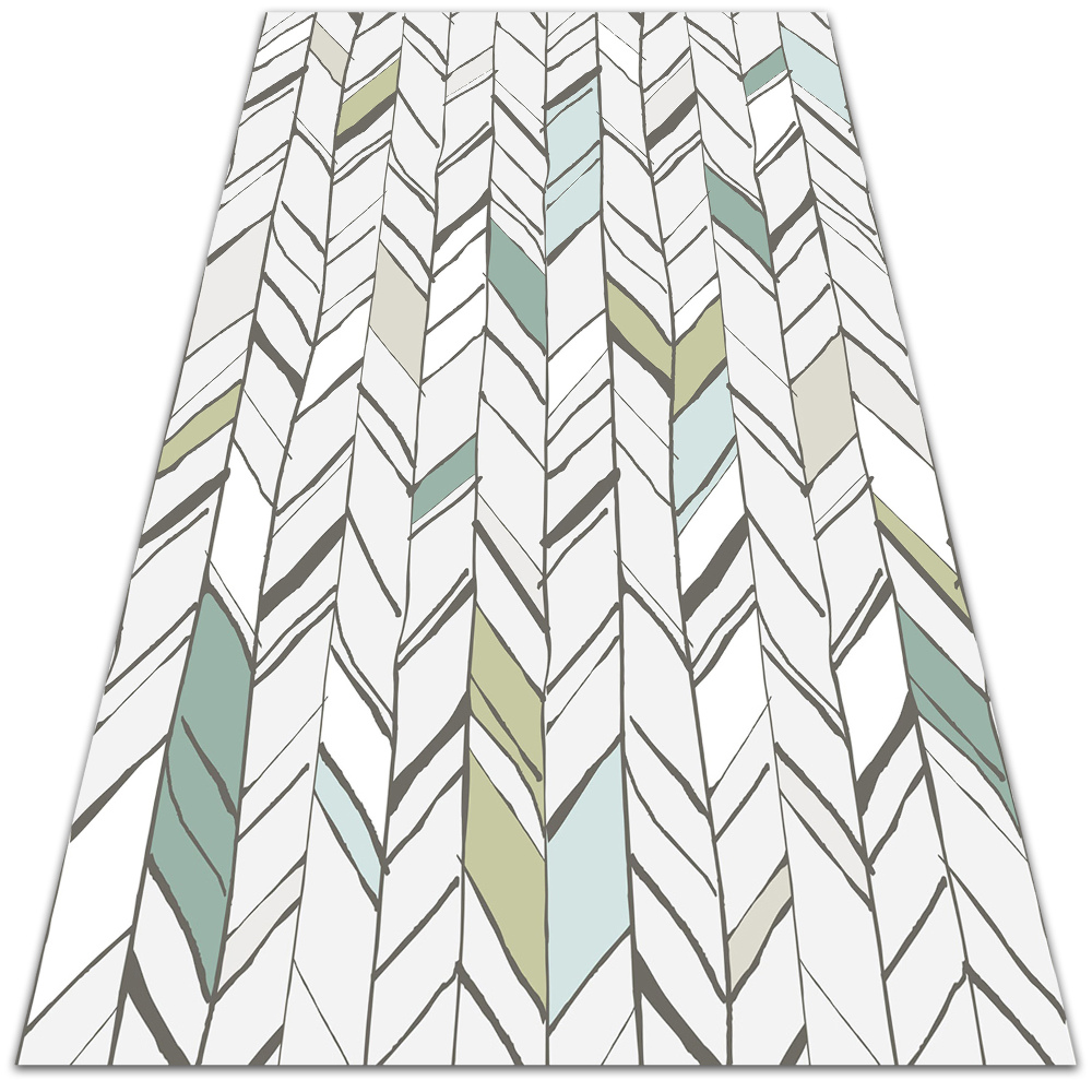 Dywan winylowy do domu Indiańskie sploty 60x90 cm