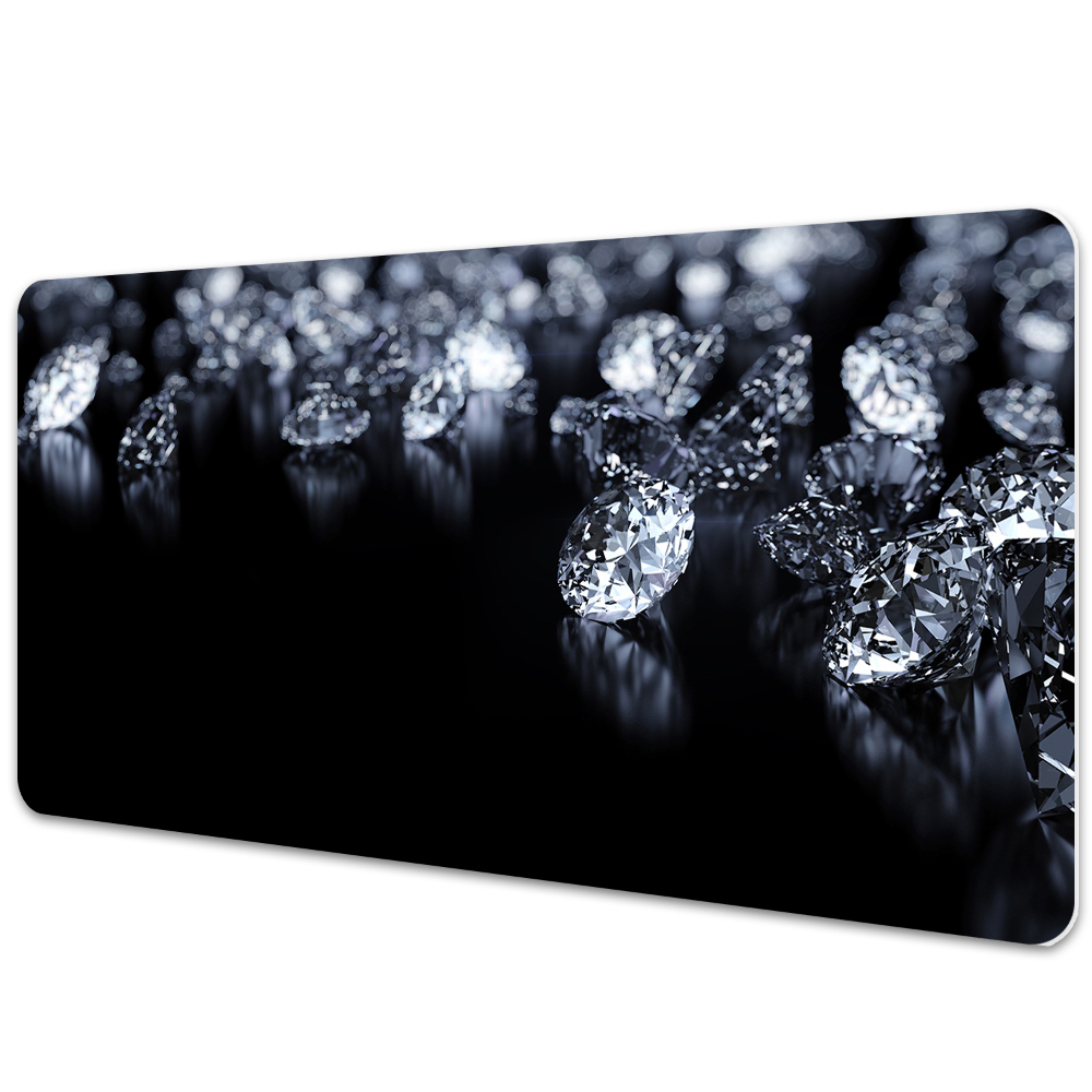 Duża podkładka na biurko dla dzieci Diamenty 90x45 cm