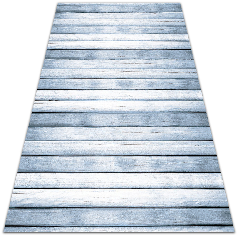 Wewnętrzny dywan winylowy Srebrne deski 120x180 cm