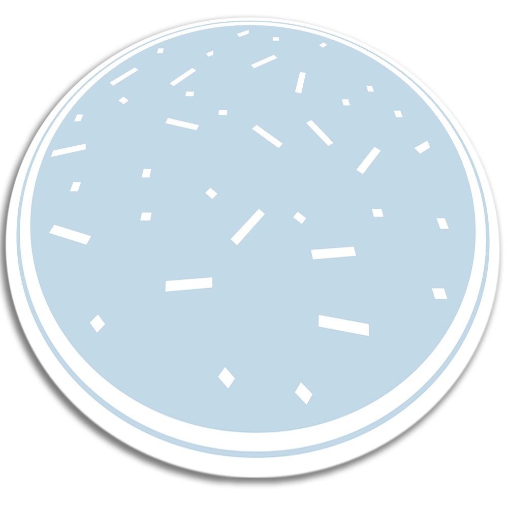 Wewnętrzny dywan okrągły winylowy kreski fi110 cm