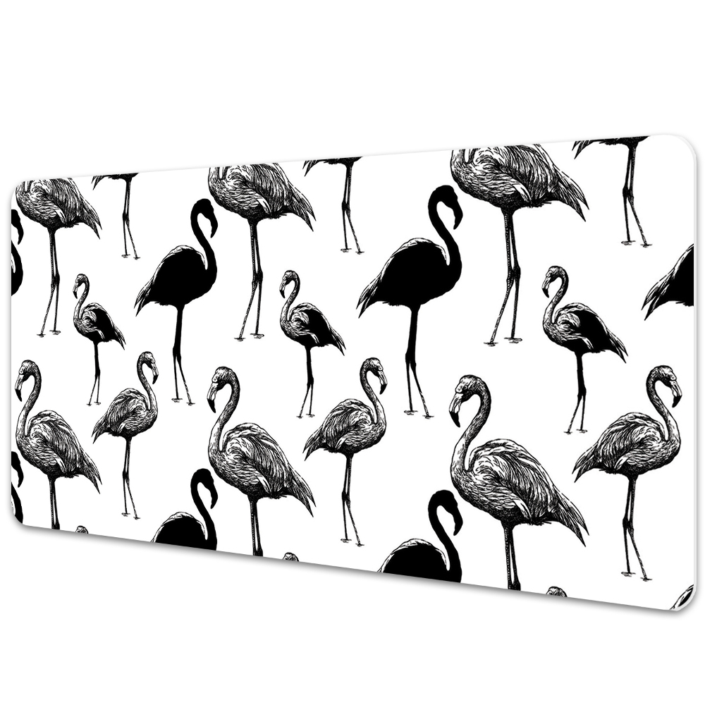 Podkładka na biurko Retro styl flamingi 100x50 cm