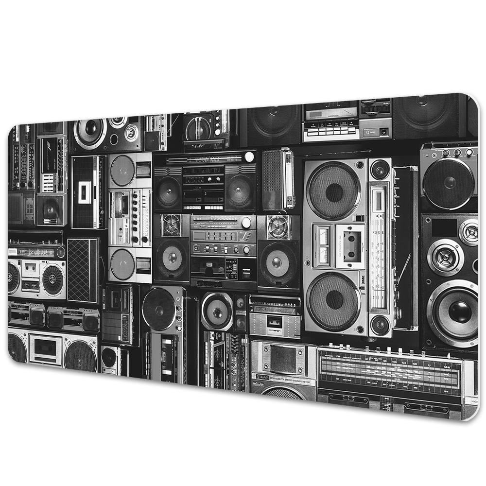 Podkładka na biurko Old school boombox 100x50 cm