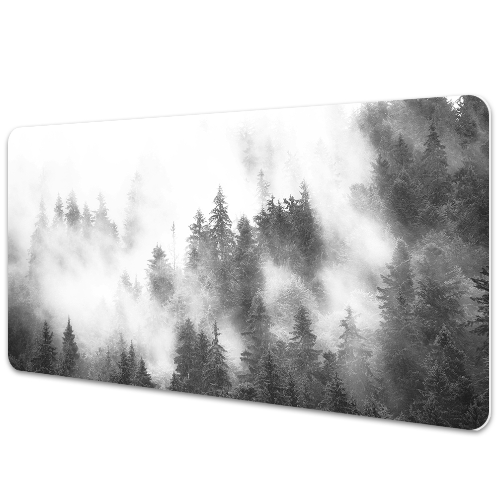 Duża podkładka na biurko dla dzieci Mglisty las 90x45 cm